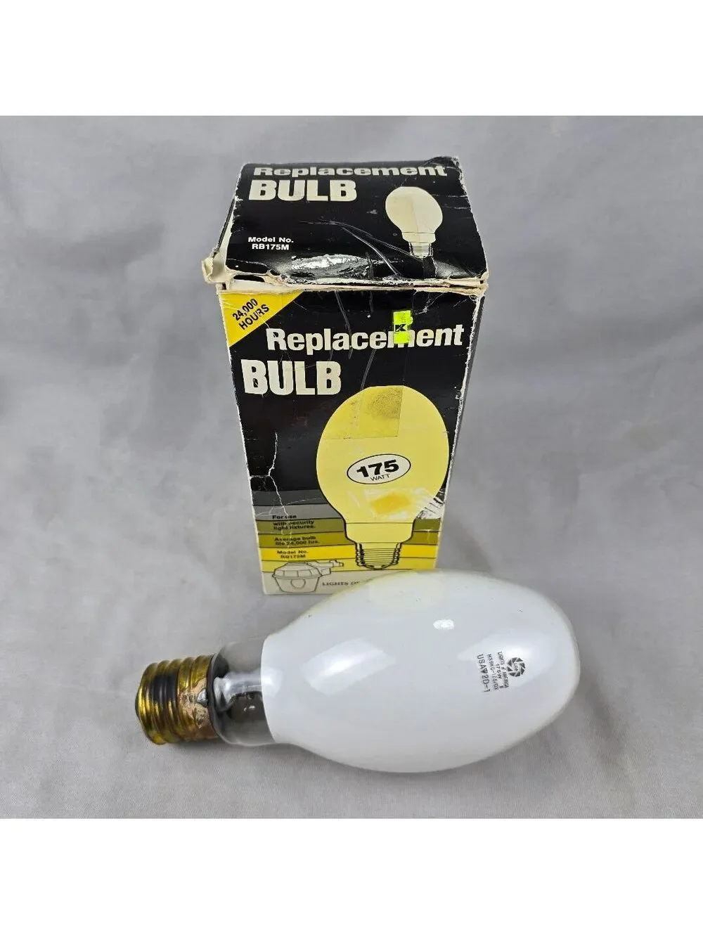 Vintage Lights of America 175W Mercury Vapor Lightbulb Security Outdoor Parking